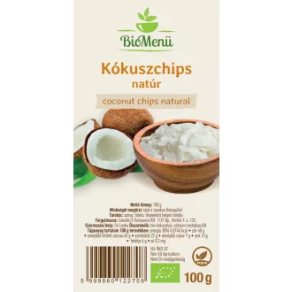 BioMenü BIO KÓKUSZCHIPS natúr 100 g termékkép