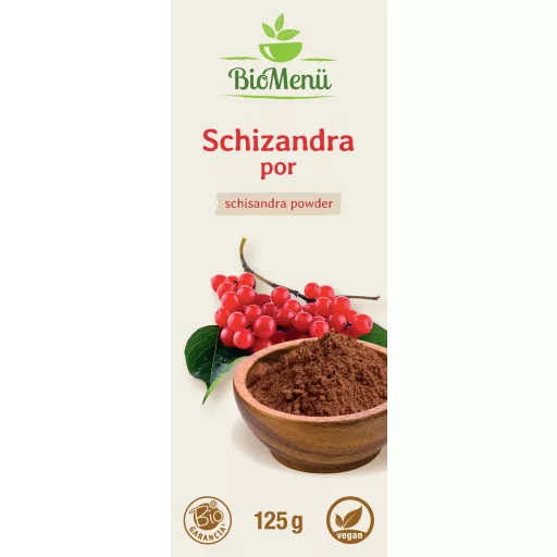 BioMenü BIO SCHIZANDRA por 125 g címke