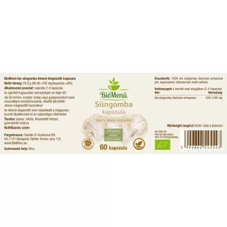 BioMenü BIO SÜNGOMBA kapszula 60 db termékkép
