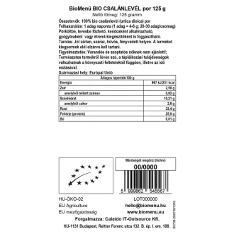 BioMenü BIO CSALÁNLEVÉL por 125 g termékkép