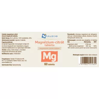 Caleido MAGNÉZIUM-CITRÁT tabletta 60 db termékkép