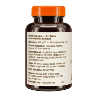 Caleido HIALURONSAV + C-VITAMIN kapszula 60 db termékkép