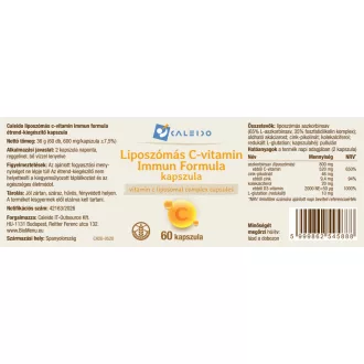 Caleido LIPOSZÓMÁS C-VITAMIN IMMUN FORMULA kapszula 60 db termékkép