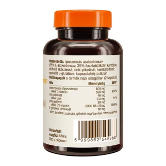 Caleido LIPOSZÓMÁS C-VITAMIN IMMUN FORMULA kapszula 60 db termékkép
