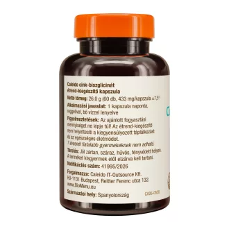 Caleido CINK-BISZGLICINÁT kapszula 60 db termékkép