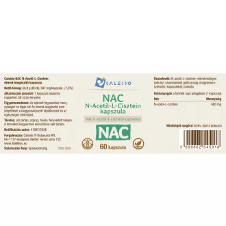 Caleido NAC N-acetil-L-cisztein kapszula 60 db termékkép