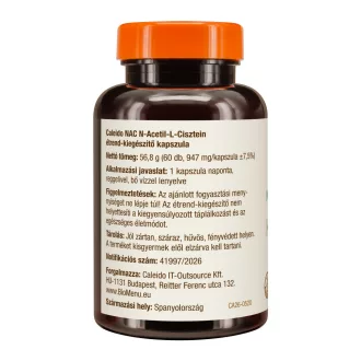 Caleido NAC N-acetil-L-cisztein kapszula 60 db termékkép