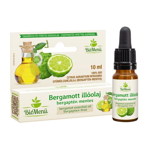 BioMenü BIO BERGAMOTT bergaptén-mentes illóolaj 10 ml