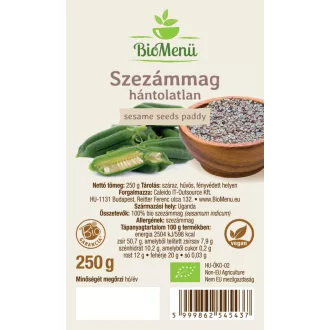 BioMenü BIO SZEZÁMMAG hántolatlan 250 g termékkép