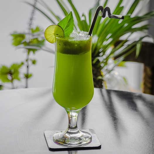 Alkoholmentes búzafű mojito