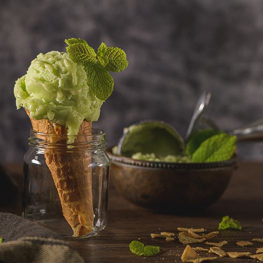 Matcha tea fagylalt avokádóval